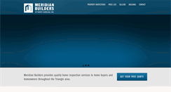 Desktop Screenshot of meridianbuildersnc.com